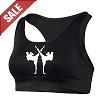 FIGHTERS - Women's Sports Top Bra / Black