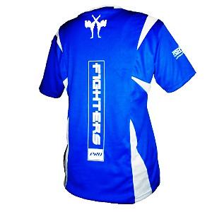 FIGHTERS - Kick-Boxing Shirt / Competition / Blau / Medium