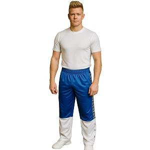 FIGHT-FIT - Trainerhosen / Blau-Weiss / Large