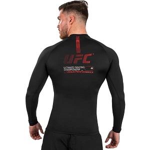 UFC Adrenaline by Venum Authentic Fight Nigh Rashguard / Manches longues / Noir / Medium